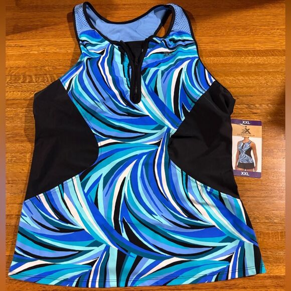 ZeroXposur Tankini Swimsuit Top and Bottom Size XXLarge NWT - Picture 8 of 16